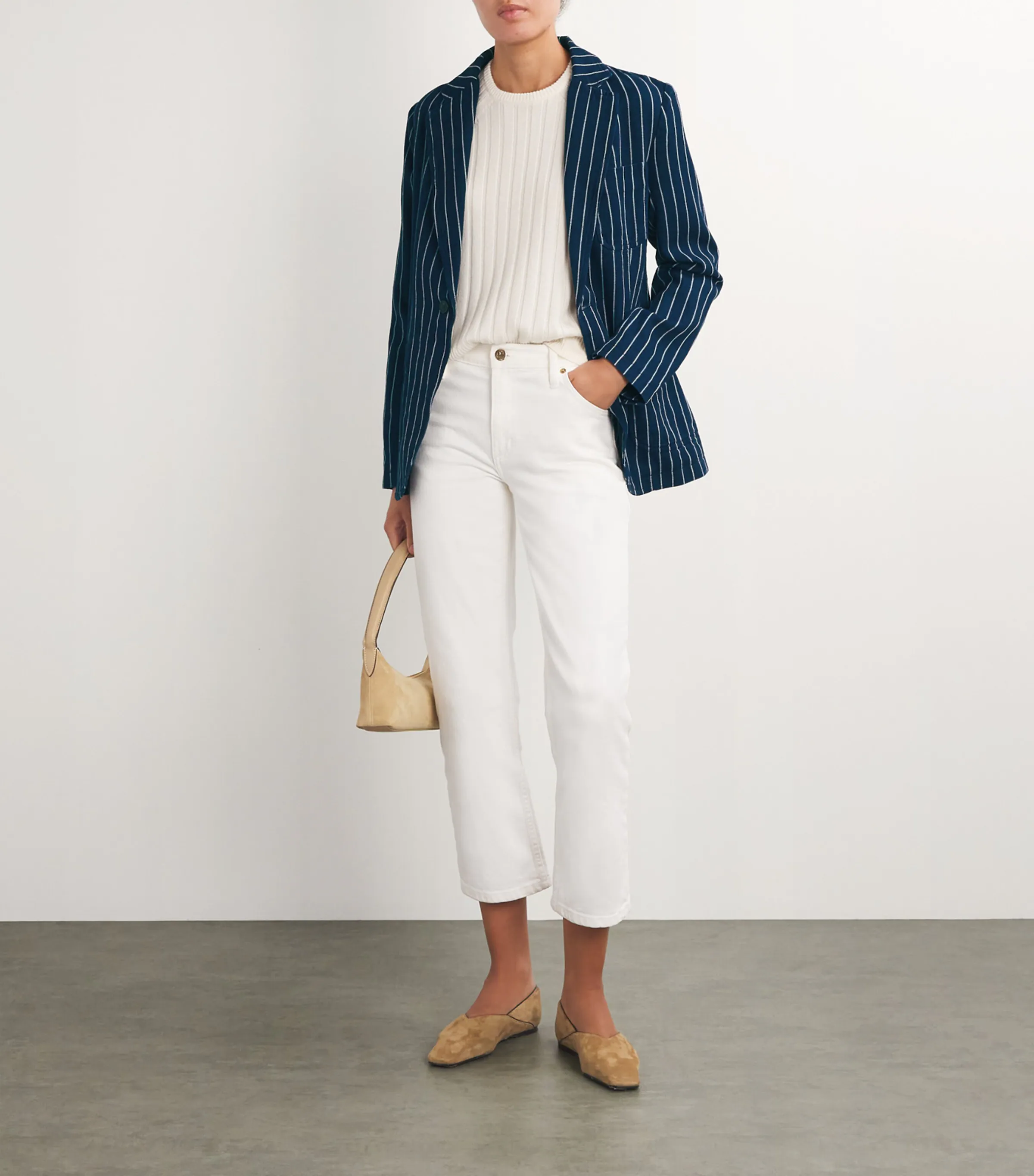 Polo Ralph Lauren Polo Ralph Lauren Linen-Cotton Pinstripe Blazer