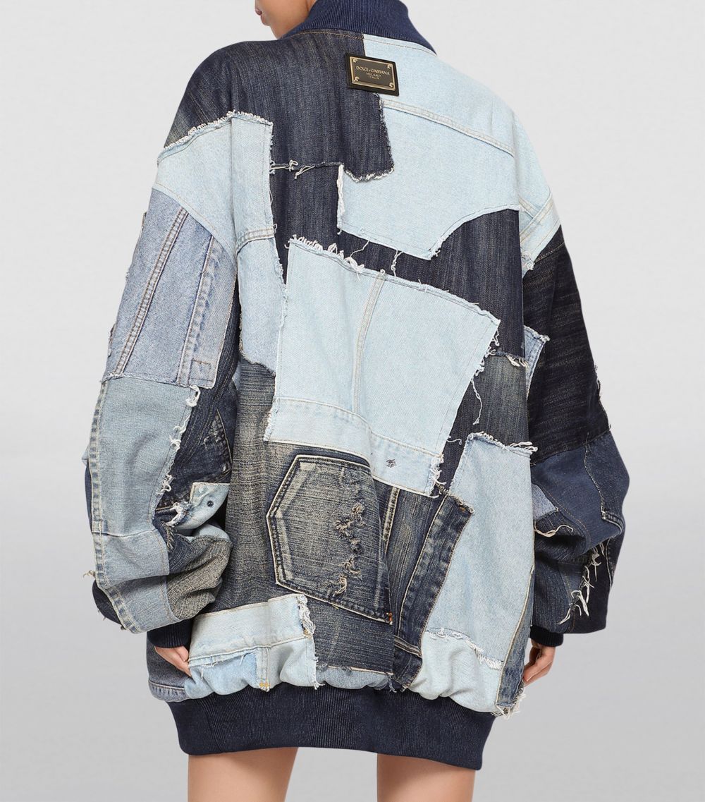 Dolce & Gabbana Dolce & Gabbana Denim Oversized Patchwork Jacket