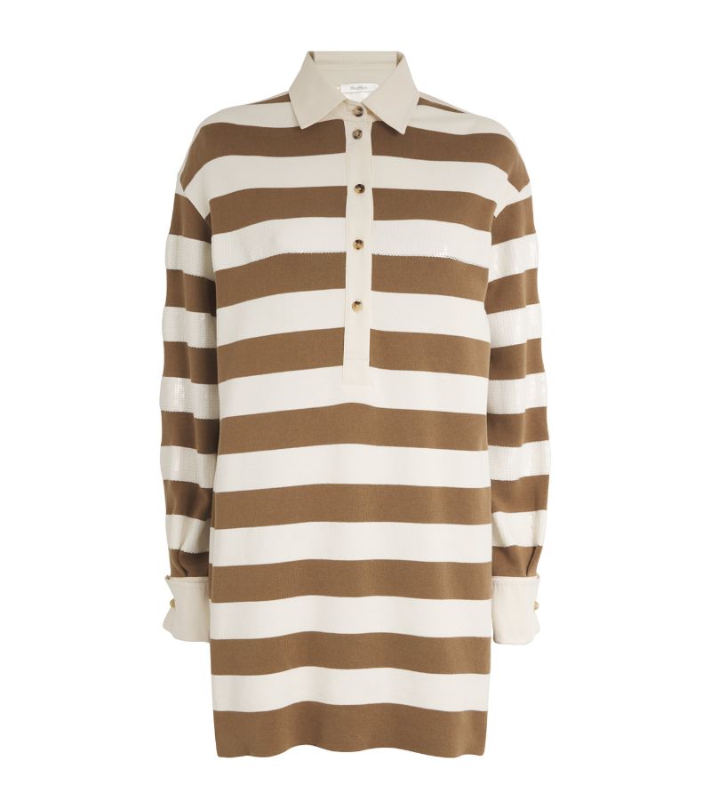 Max Mara Max Mara Cotton Rugby Shirt Mini Dress