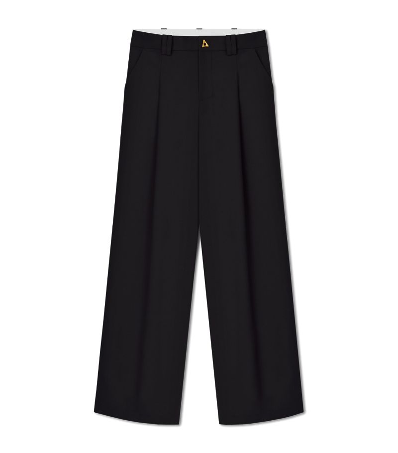 Aeron Aeron Viscose-Blend Wellen Trousers