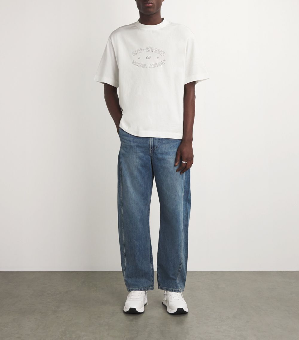 OFF-WHITE Off-White College Logo T-Shirt