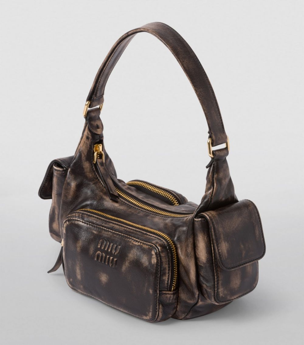 Miu Miu Miu Miu Leather Pocket Shoulder Bag