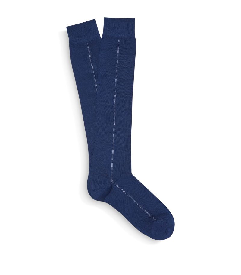 zegna Zegna Cotton-Blend Socks