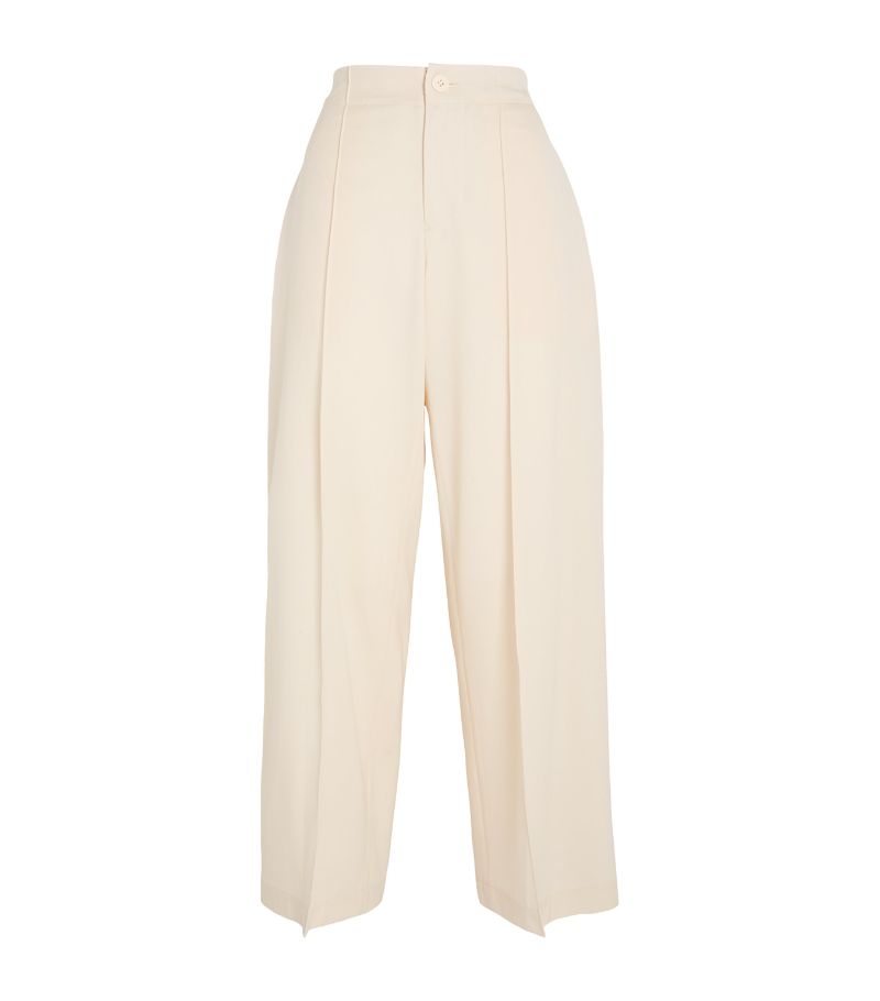 Issey Miyake Issey Miyake Wool Gabardine Tailored Trousers