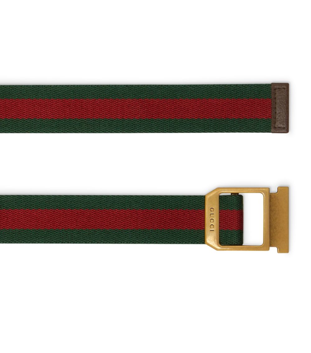 Gucci Gucci Web Stripe Belt