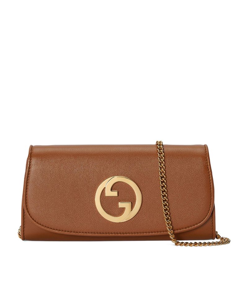 Gucci Gucci Leather Blondie Chain Wallet