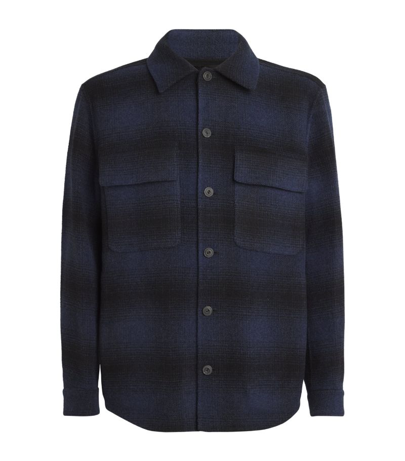 Vince Vince Wool-Blend Check Jacket