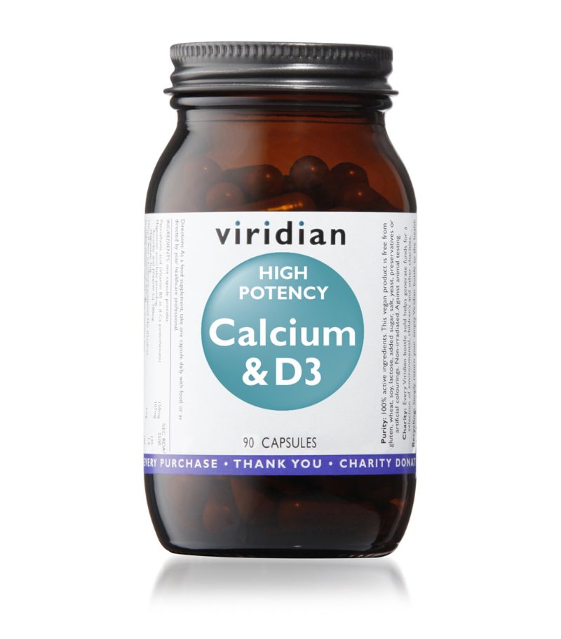Viridian Viridian High Potency Calcium & Vitamin D3 Supplement (90 Capsules)