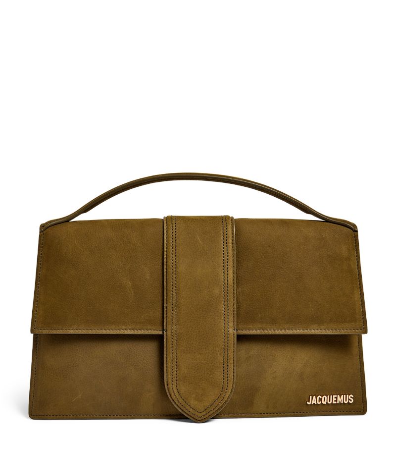 Jacquemus Jacquemus Suede Le Bambinou Top-Handle Bag