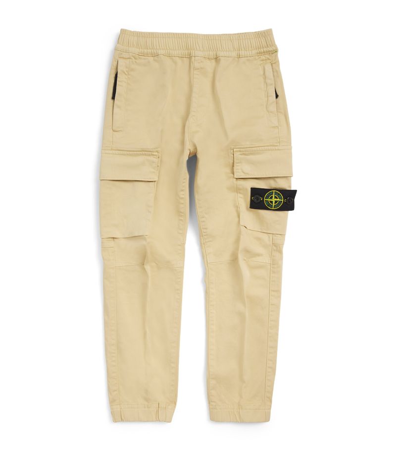 Stone Island Junior Stone Island Junior Logo Cargo Trousers (6-14 Years)