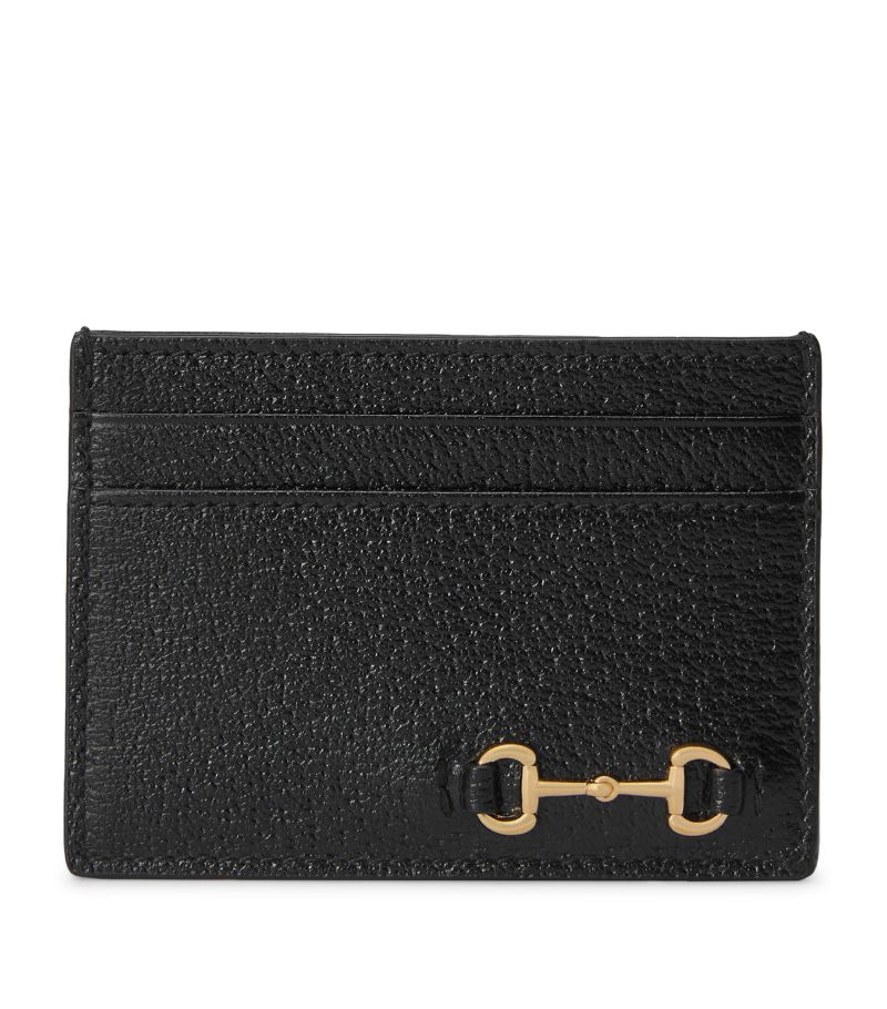 Gucci Gucci Leather Horsebit Card Holder