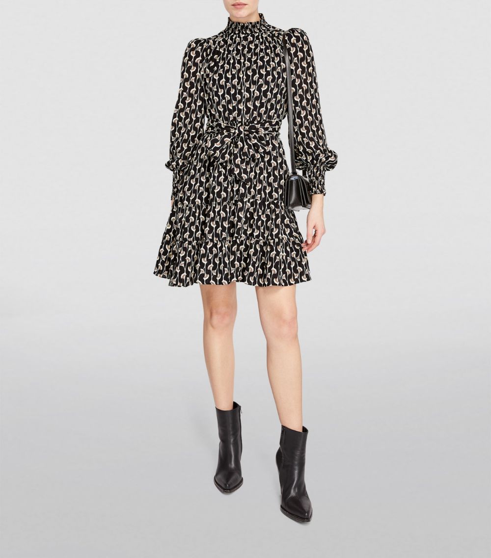 Me+Em Me+Em Ginko Print Swing Mini Dress