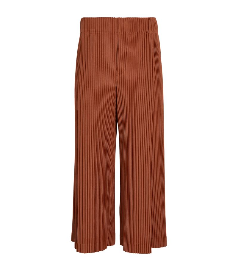 Homme Plissé Issey Miyake Homme Plissé Issey Miyake Cropped Pleated Trousers