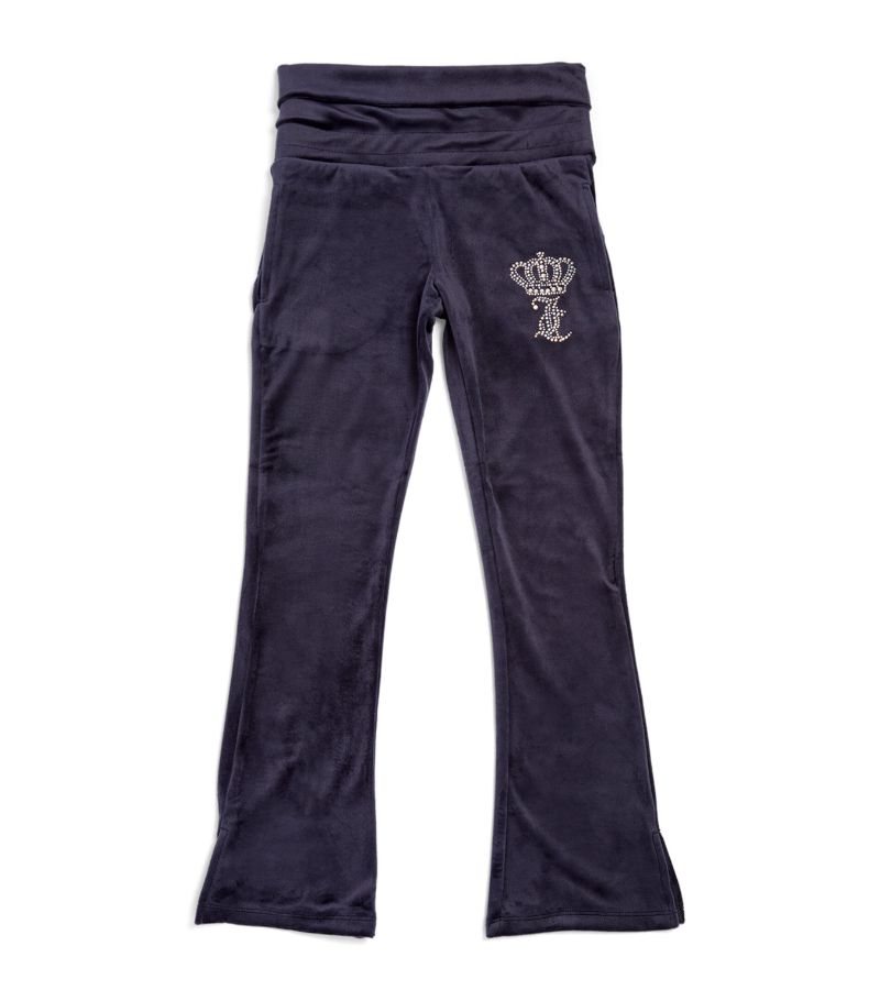 Juicy Couture Kids Juicy Couture Kids Velour Diamanté Sweatpants (7-16 Years)