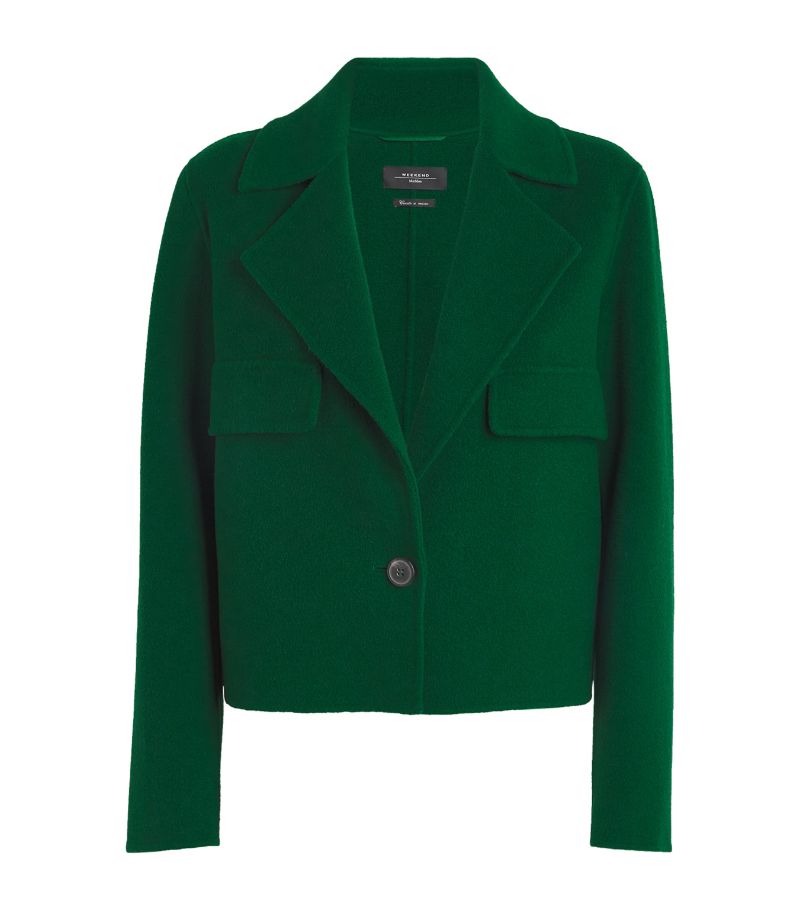 Weekend Max Mara Weekend Max Mara Virgin Wool Short Jacket