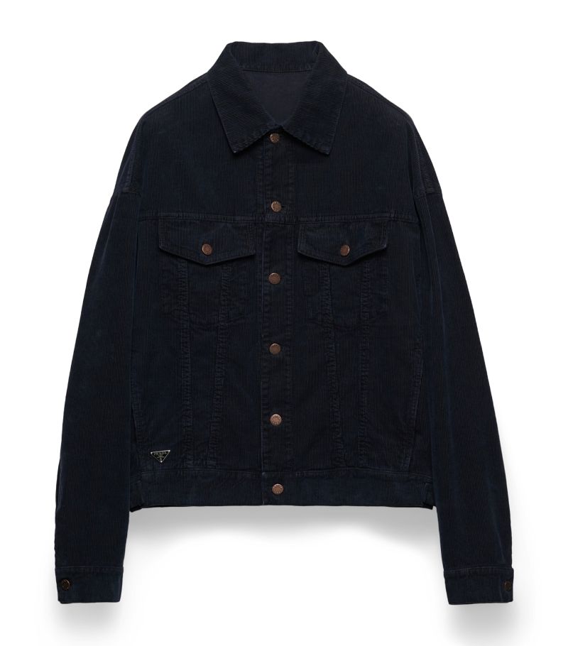 Prada Prada Corduroy Trucker Jacket