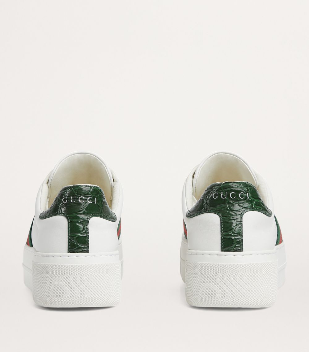 Gucci Gucci Leather Ace Sneakers