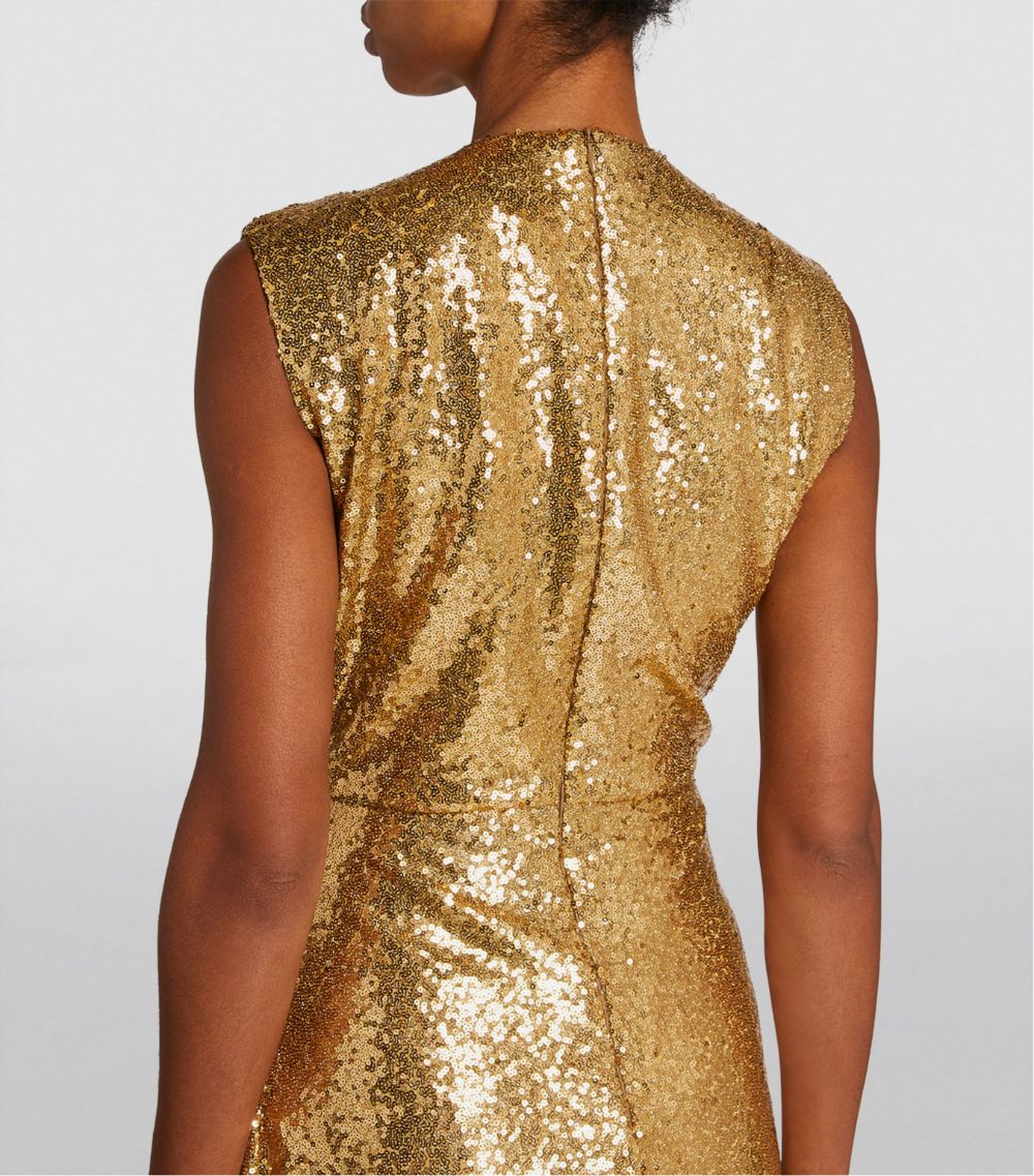 Edeline Lee Edeline Lee Sequin-Embellished Nymph Maxi Dress