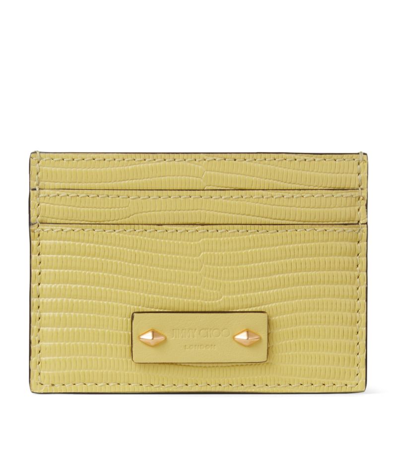 Jimmy Choo Jimmy Choo Croc-Embossed Leather Umika Card Holder