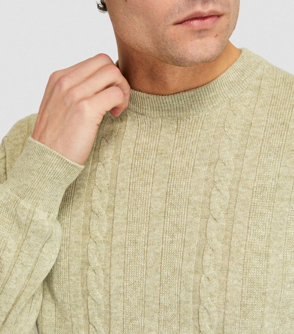 Fioroni Cashmere Fioroni Cashmere Cashmere Cable-Knit Sweater