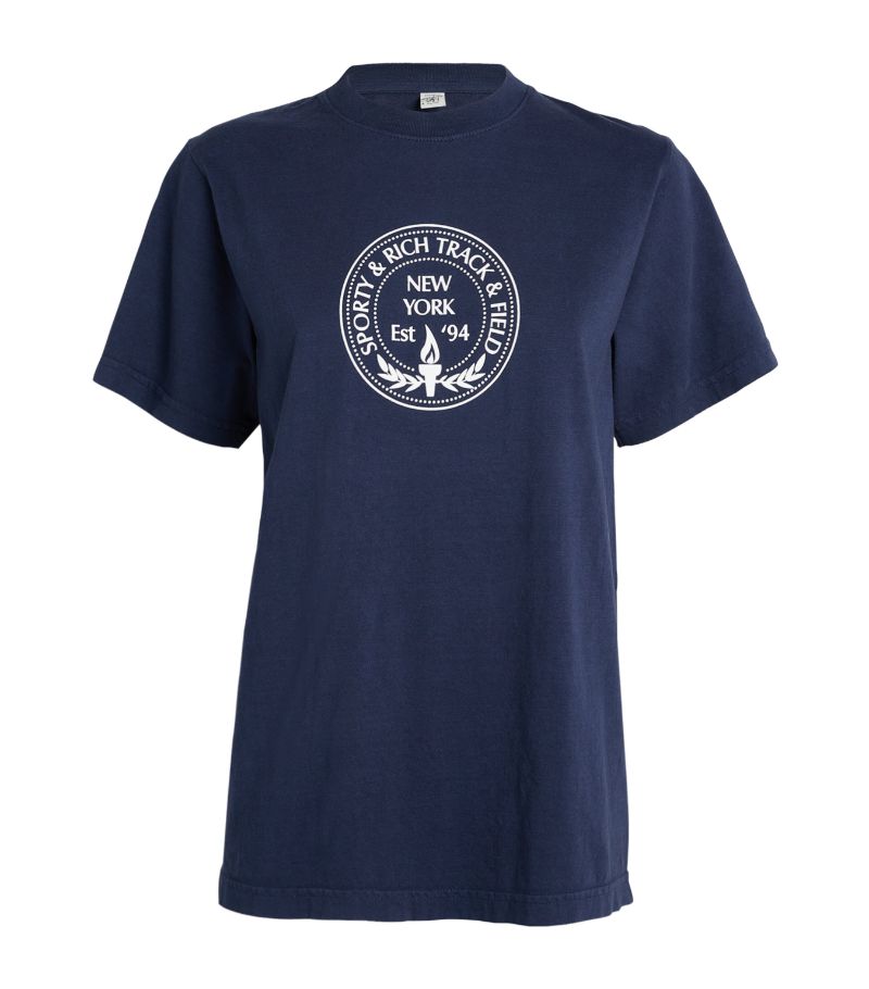 Sporty & Rich Sporty & Rich Central Park Logo T-Shirt