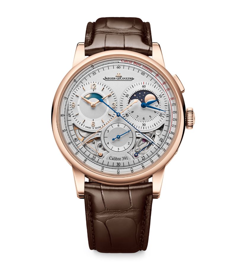 Jaeger-Lecoultre Jaeger-Lecoultre Pink Gold Duometre Chronograph Moon Watch 42.5Mm