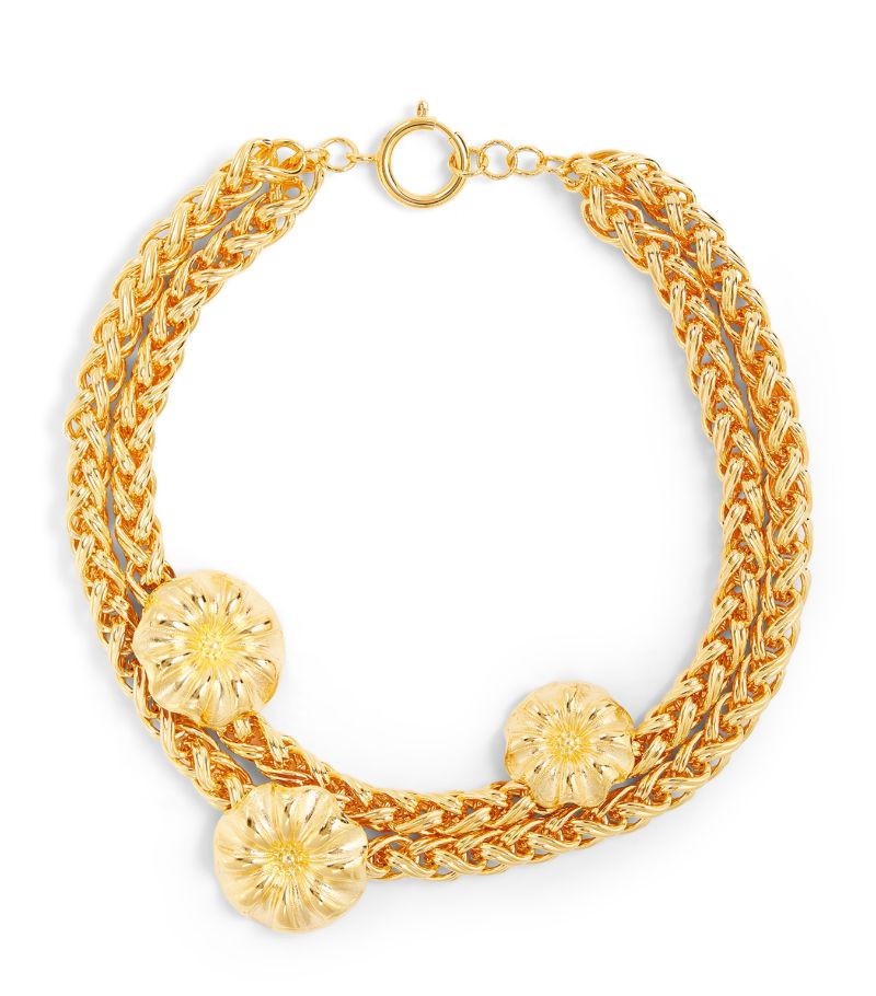 Destree DESTREE Elizabeth Double-Chain Daisy Necklace