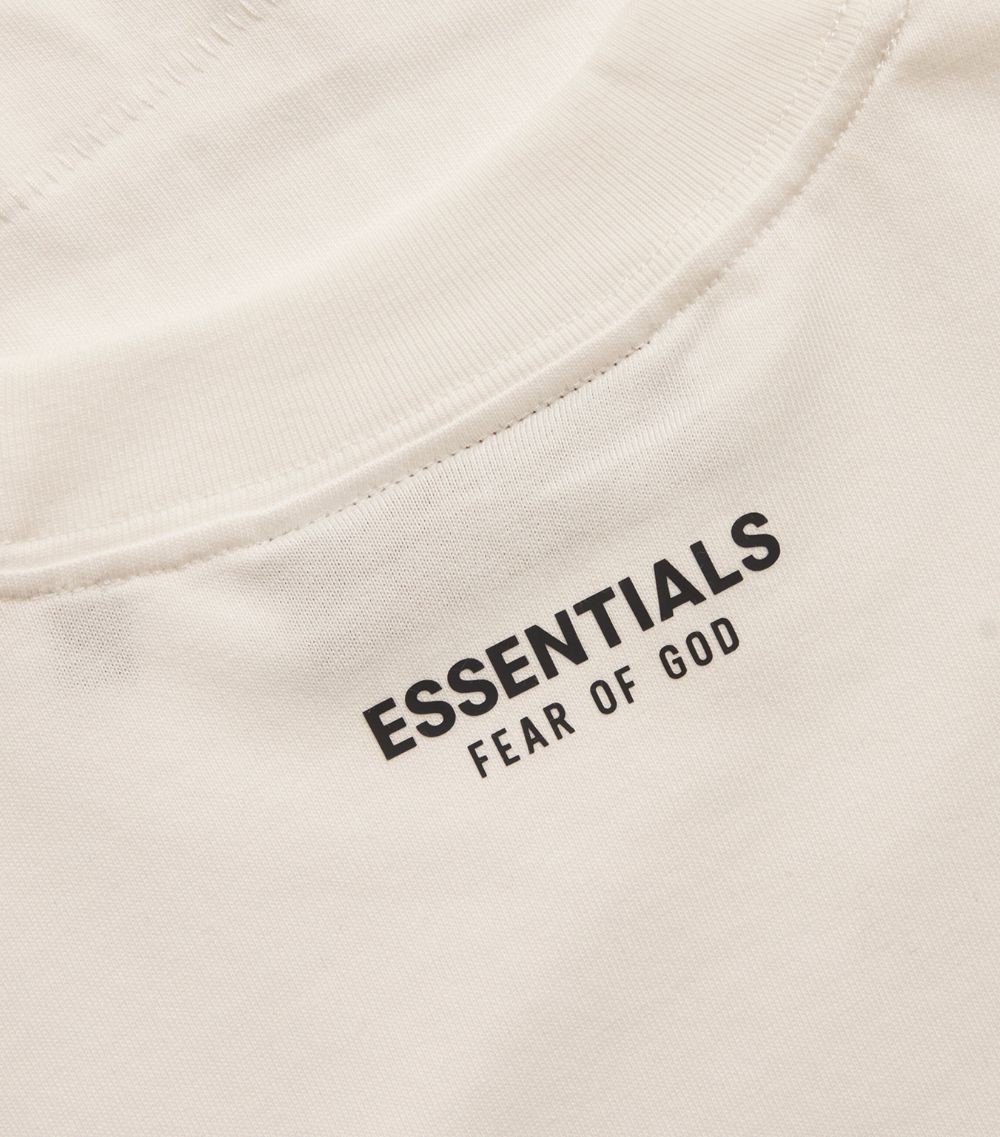 Fear Of God Essentials Kids Fear Of God Essentials Kids Cotton-Blend Logo T-Shirt (2-16 Years)