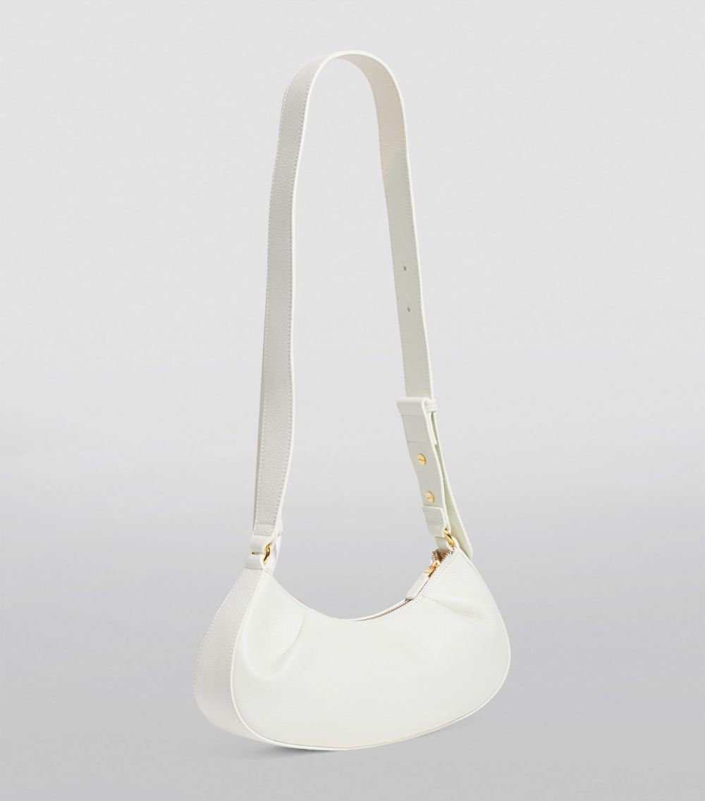 Elleme Elleme Leather Dimple Moon Shoulder Bag