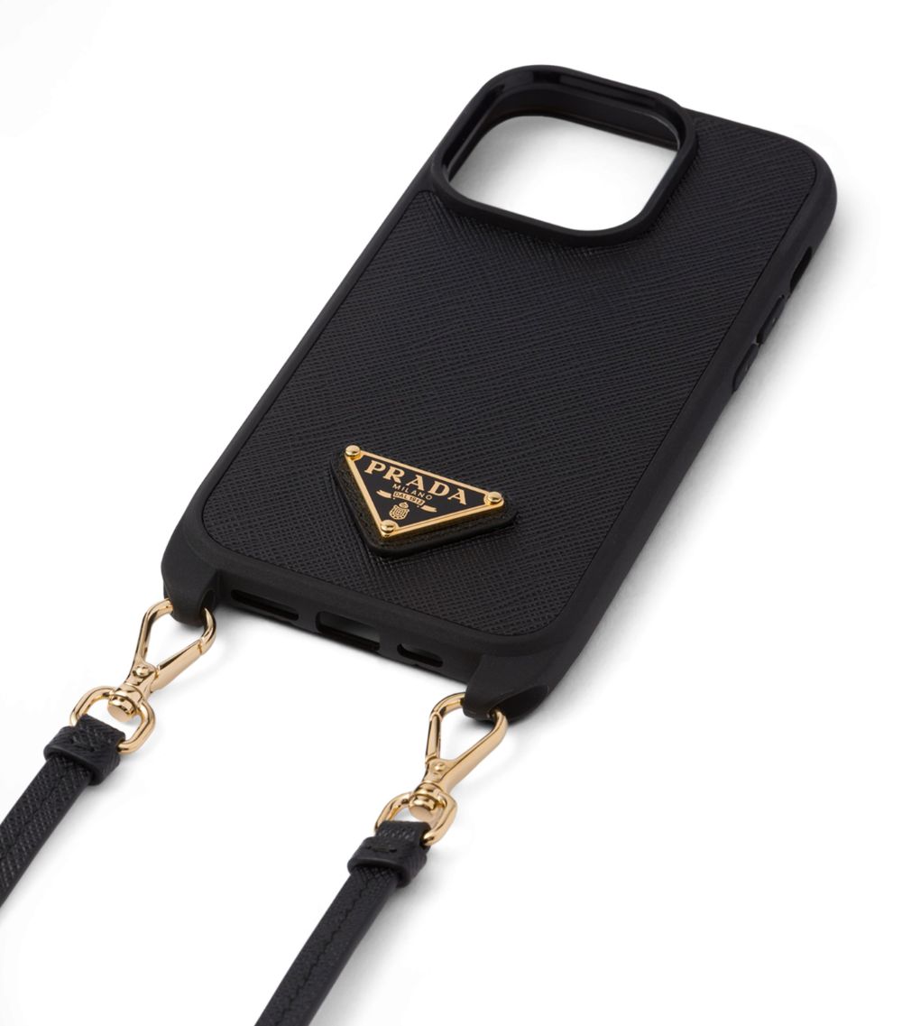 Prada Prada Saffiano Leather Iphone 14 Case