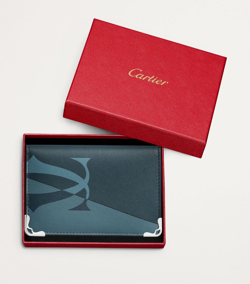 Cartier Cartier Leather Must De Cartier Xl Logo Bifold Card Holder