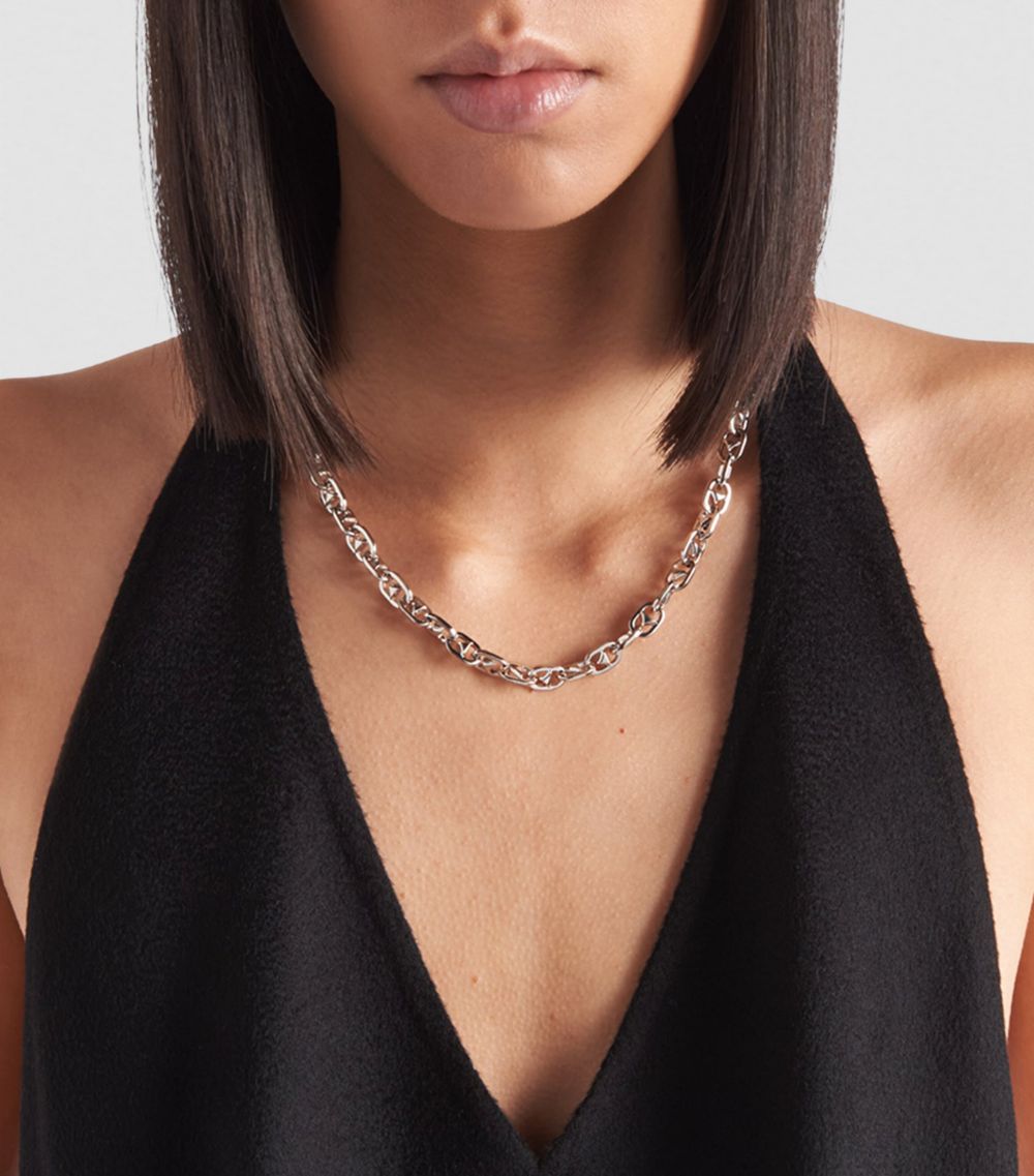 Prada Prada Triangle Chain Necklace