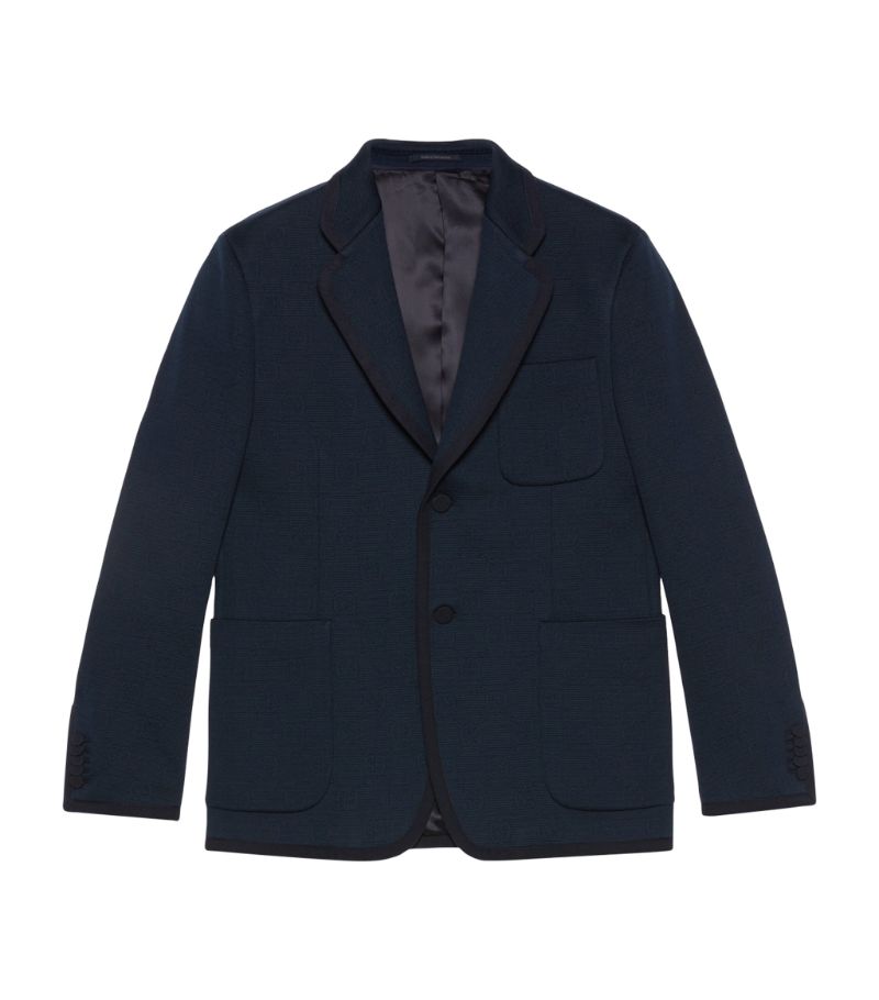 Gucci Gucci Gg Jersey Tailored Jacket