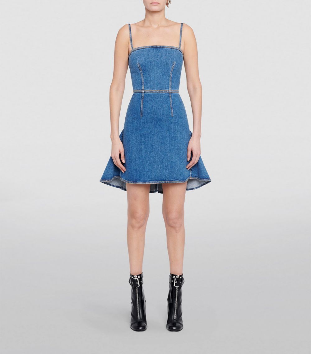 Alexander McQueen Alexander McQueen Denim Mini Dress