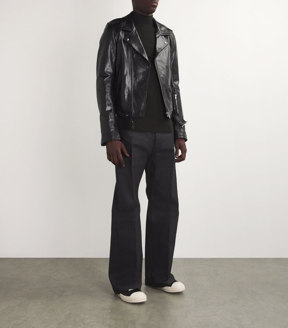 Rick Owens Rick Owens Lukes Stooges Leather Jacket