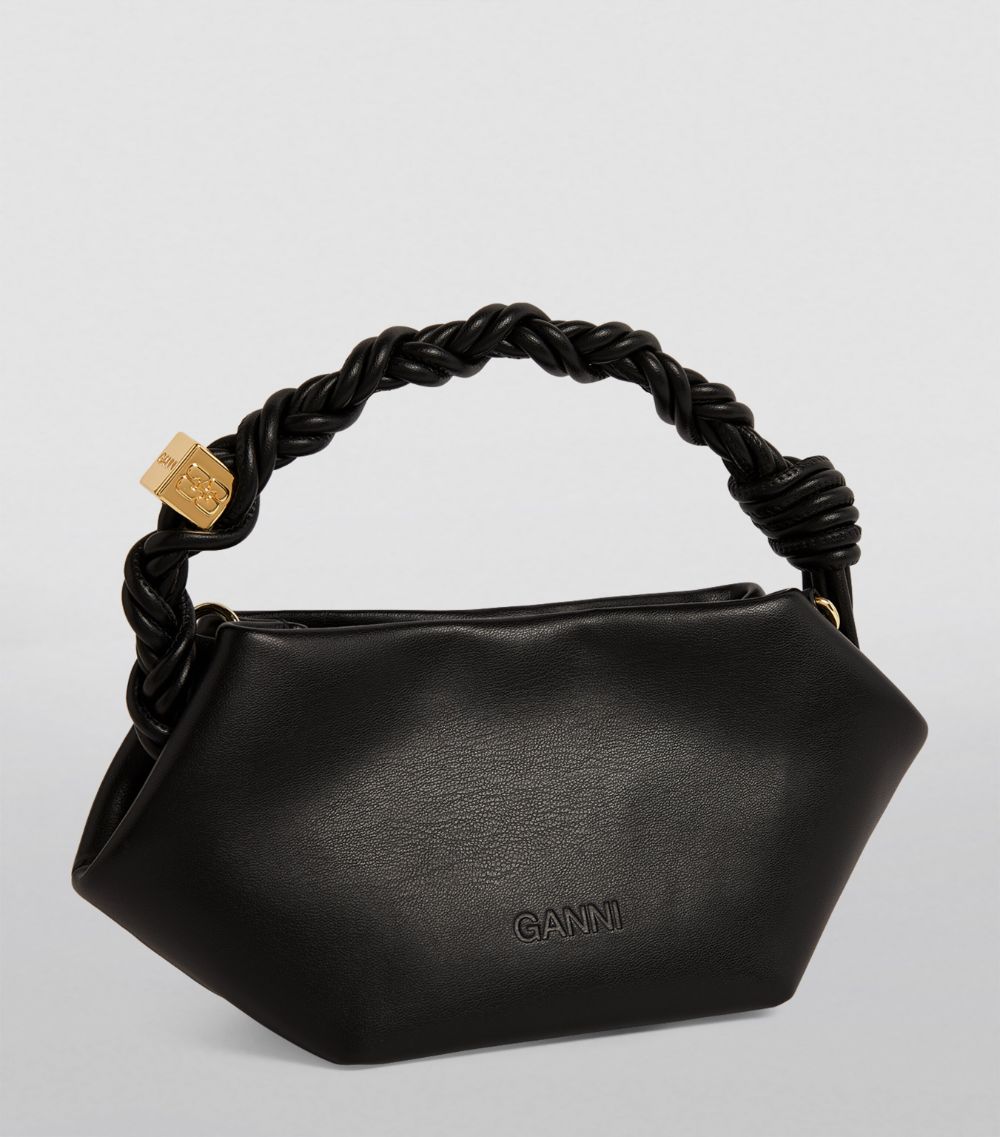 Ganni Ganni Mini Leather Bou Top-Handle Bag