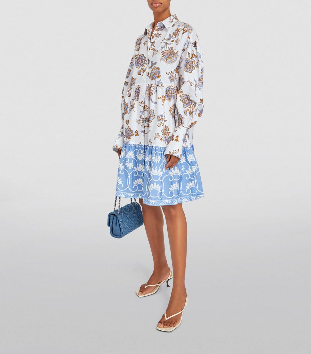 Eleventy Eleventy Floral Shirt Dress