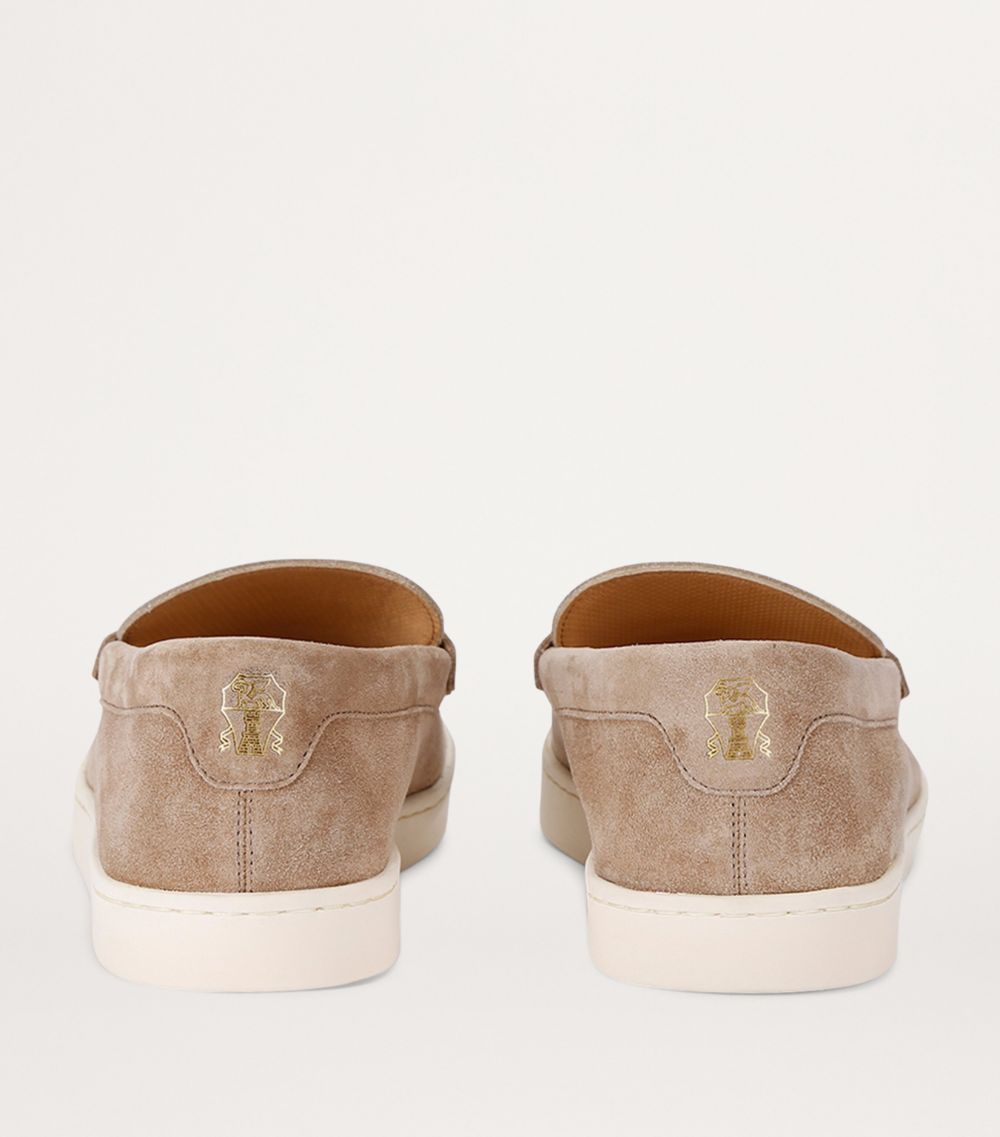 Brunello Cucinelli Brunello Cucinelli Suede Hybrid Loafers