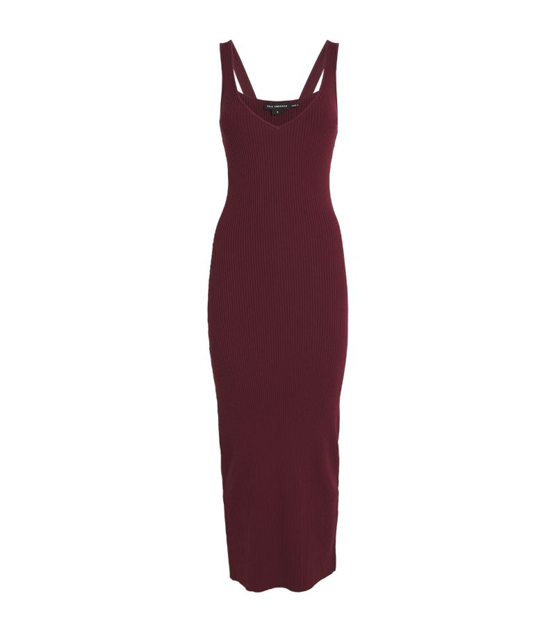 Good American Good American Rib-Knit Midi Dress