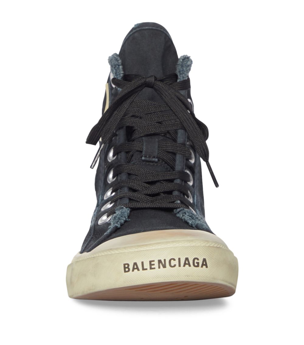 Balenciaga Balenciaga Cotton High-Top Sneakers