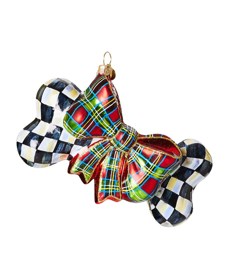 Mackenzie-Childs Mackenzie-Childs Glass Dog Bone Tree Decoration