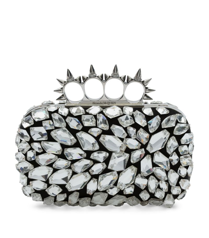 Alexander McQueen Alexander McQueen Embellished Skull Clutch Bag