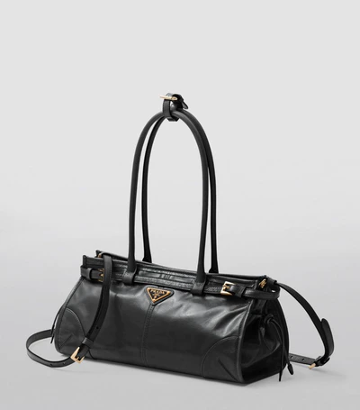 Prada Prada Medium Leather Top-Handle Bag