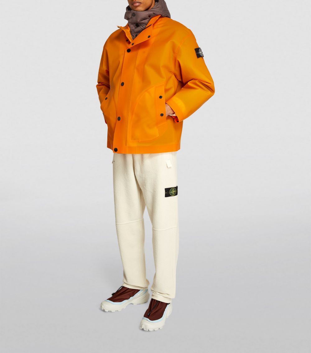 Stone Island Stone Island Down-Filled Puffer Jacket with Rain Jacket