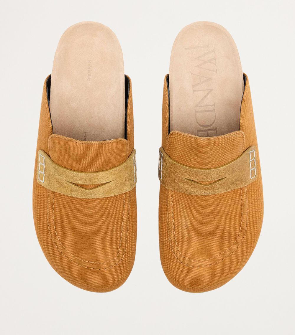 Jw Anderson Jw Anderson Suede Loafer Mules