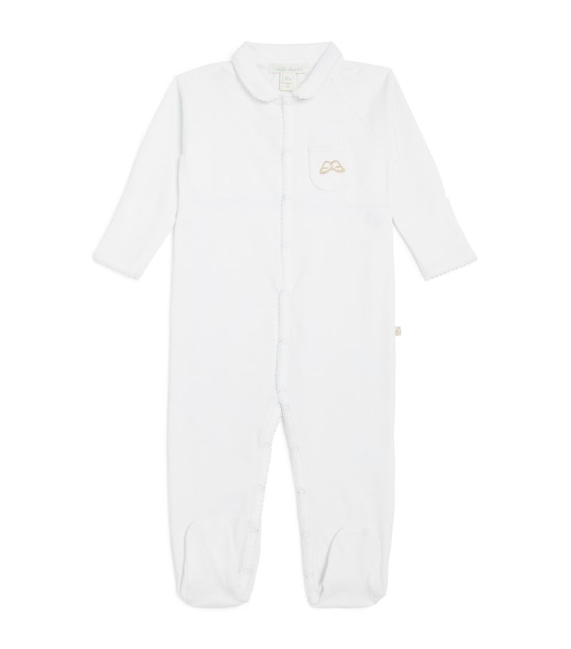 Marie-Chantal Marie-Chantal Angel Wing Sleepsuit With Mittens (0-12 Months)
