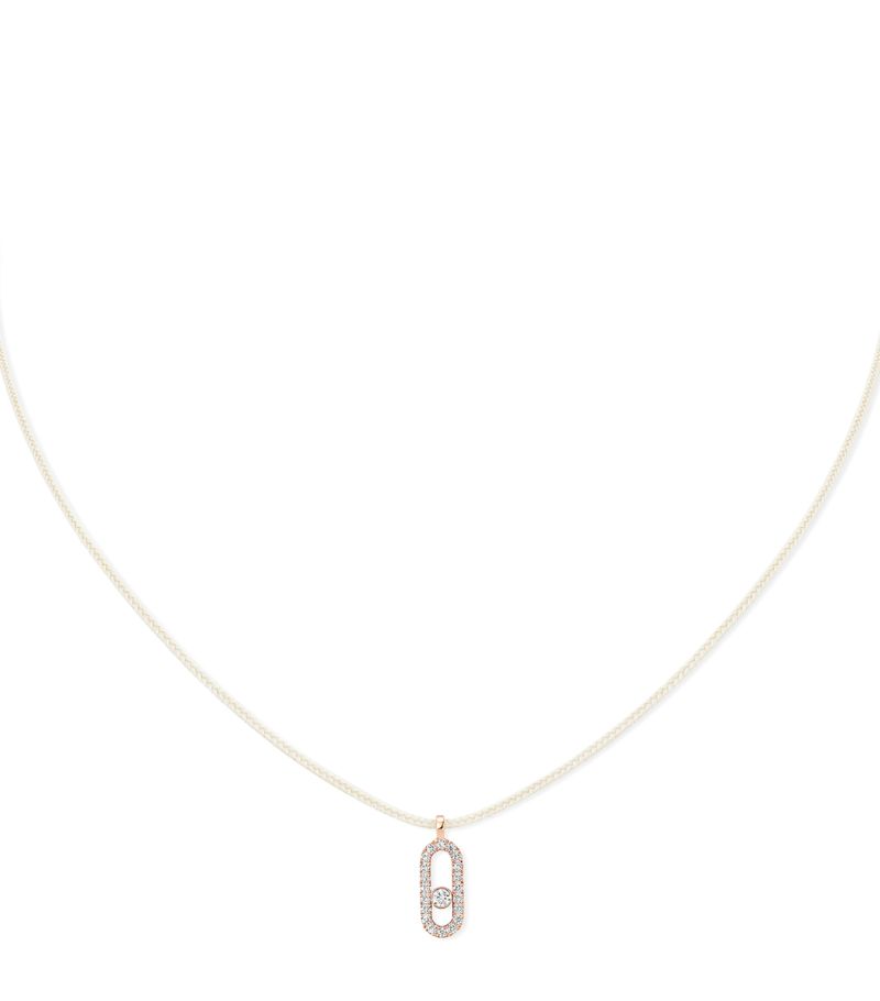 Messika Messika Pink Gold And Diamond Messika Care(S) Necklace