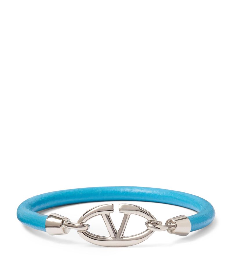 VALENTINO GARAVANI Valentino Garavani Leather The Bold Edition Vlogo Bracelet