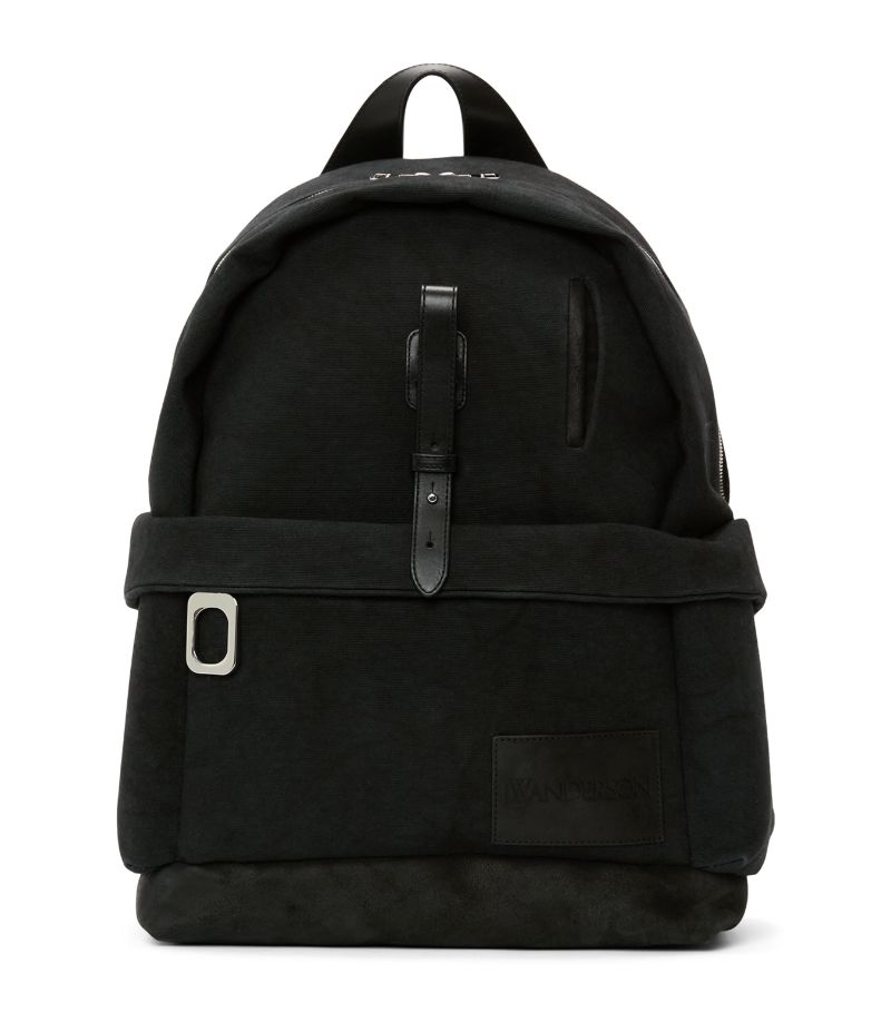 Jw Anderson Jw Anderson Canvas Leather-Trim Backpack