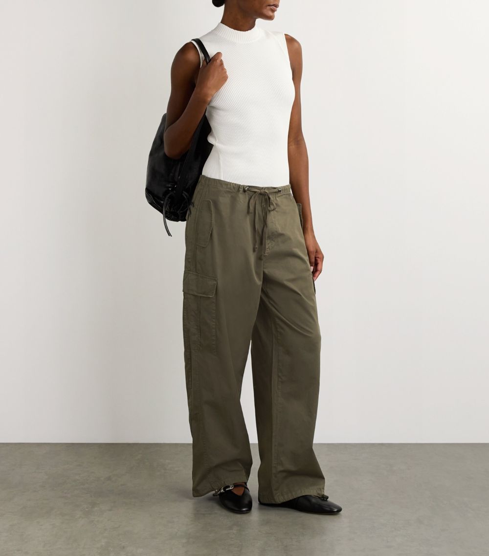 Good American Good American Cotton Parachute Trousers